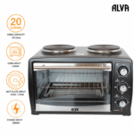 Alva Electric 20L Oven With 2 Plate Stove - Image 2