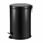 ROMA 20L Pedal Bin – Stainless Steel & Matte Black