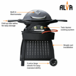 Alva Mondo 2 Burner Gas BBQ And Cart - Image 3