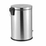 ROMA 20L Pedal Bin – Stainless Steel Silver - Image 4