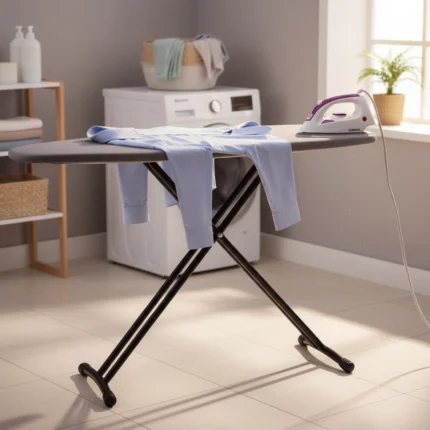 Casey Ironing Board & Omega Dry Steam Iron Bundle