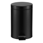 Roma 3L Pedal Bin Stainless Steel Matte Black KB7035-3LB