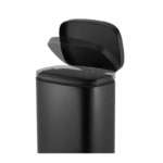 Alva Casa Modena 5L Step Pedal Bin Stainless Steel Matte Black KB7713-5LB