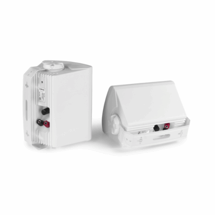 Space Technology SP01-W white speaker pair – indoor outdoor, 8 Ohm / 100V