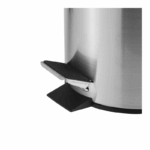 Roma 3L Step Pedal Bin – Stainless Steel Silver - Image 2