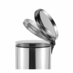 ROMA 30L Pedal Bin – Stainless Steel & Matte Black