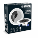SP03 8 inch ceiling speaker – 40W, 100V/8Ω, aluminum grille