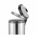 ROMA 20L Pedal Bin – Stainless Steel & Matte Black