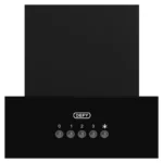 Defy 60cm Inclined Cooker Hood DCH600B – Slim Black Extractor Fan - Image 2