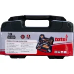 Totai 39-Piece Hand Tool Kit with 3-Piece ABS Toolbox – Home & DIY Set - Image 2