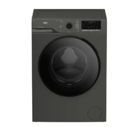 Defy 12kg front loader washing machine with SteamCure Technology in Manhattan Gray