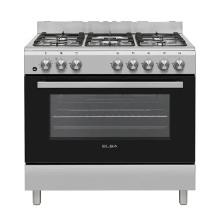 Elba 90cm 5 Burner Gas Stove and Gas Oven – Stainless Steel (04/96CL 828)