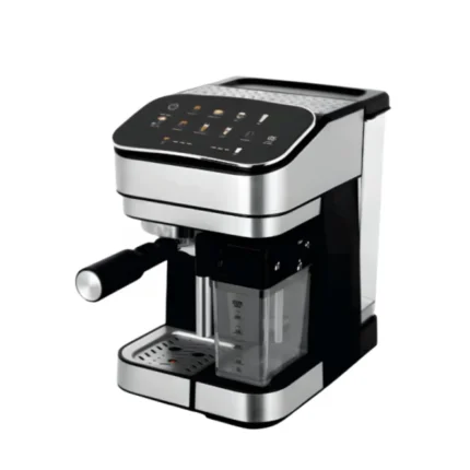 Goldair Multi-function Coffee Machine GCM-20 with automatic milk frother and touch screen.
