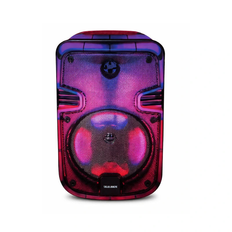 Telefunken speaker TTS-650 TELEFUNKEN transparent speakers TTS-650 with 6.5-inch drivers and LED lighting