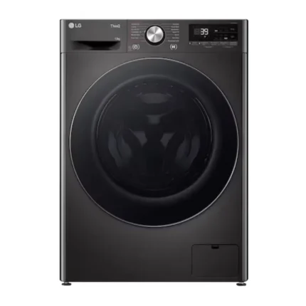 LG 13KG Front Loader Washing Machine - Platinum Black
