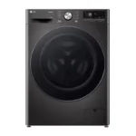 LG 9kg washer and 5kg dryer combo in platinum black, model F2Y9FCP2ZB, front loader with AI DD and Steam+ technology