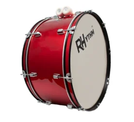 Rhythm 26x12" Marching Drum Red MI-NJ01 RD