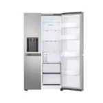 LG 684L Side by Side Fridge with Ice & Water Dispenser – Non-Plumbed Stainless Steel - Image 4