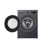 LG 9kg Front Loader Washing Machine with Steam & Inverter Direct Drive – Middle Black - Image 4