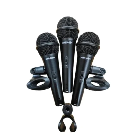 IMS Astro Audio AA-XM1800 3-Pack Dynamic Microphones Pro-Stage Kit