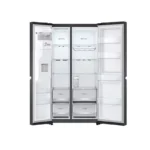 LG 674L Side-by-Side Door-in-Door Fridge – UVnano™, Matte Black, Wi-Fi, Plumbed - Image 3