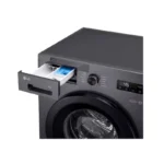 LG 9kg Front Loader Washing Machine with Steam & Inverter Direct Drive – Middle Black - Image 2