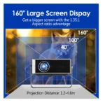 Htpneo H80 4K Smart Portable HD Projector (WHALE OS) - Image 7