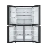 LG 675L French Door Fridge with UVnano Ice & Water Dispenser – Essence Black Steel - Image 2