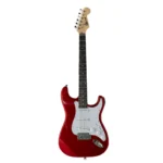 Rhythm MI-ST111 Electric Guitar – Strat-Style Solid Body, SSS Pickups, Maple Neck (Red/Blue/Sunburst) - Image 3