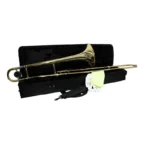 Rhythm YWTM-1051 Alto Trombone (Lacquer Finish) – Smooth Slide Brass Trombone with Case & Mouthpiece - Image 3