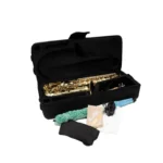 Rhythm  Alto Saxophone (E♭) – Gold Lacquer Finish, High Key, Case & Mouthpiece - Image 3