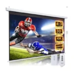 Feelive 120'' Motorised Projector Screen with Remote – 120EM169