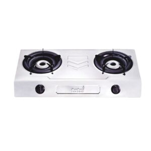 2 Plate Stainless Steel Tabletop Gas Hotplate Stove