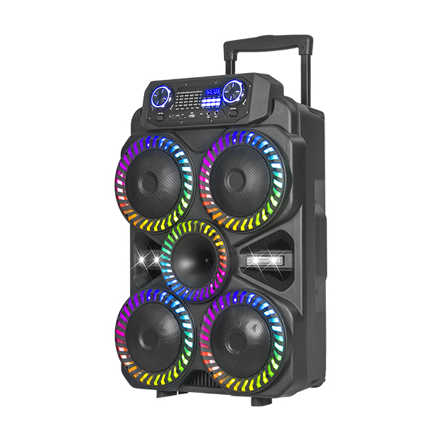Omega Kolav SY4801 Portable Karaoke Speaker with RGB Lights & Bluetooth - Image 2