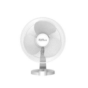 Alva Air 40cm Plastic Desk Fan White