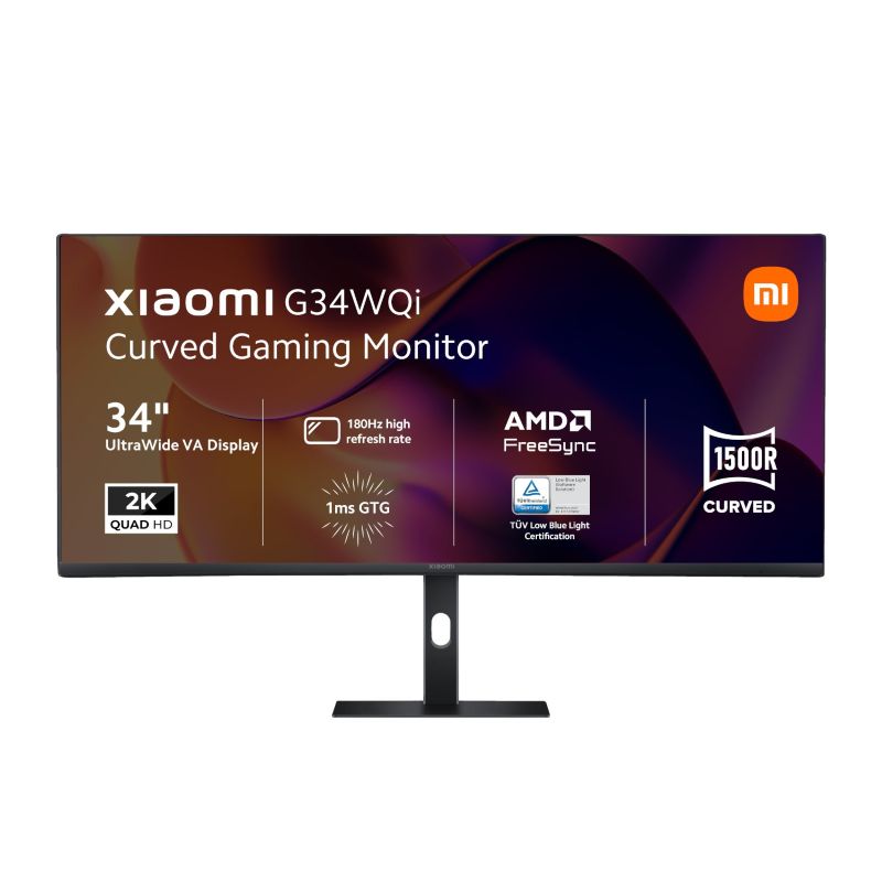 Xiaomi G34WQi 34" WQHD 1440p VA Curved Gaming Monitor