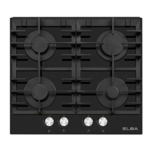 Elba 60cm 4 Burner Gas on Glass Hob