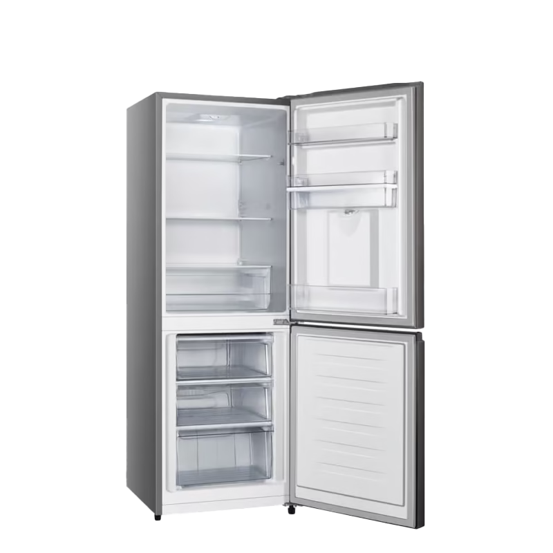 Hisense H310BITWD 222L Bottom Freezer Fridge with Water Dispenser, Titanium Inox - Image 2