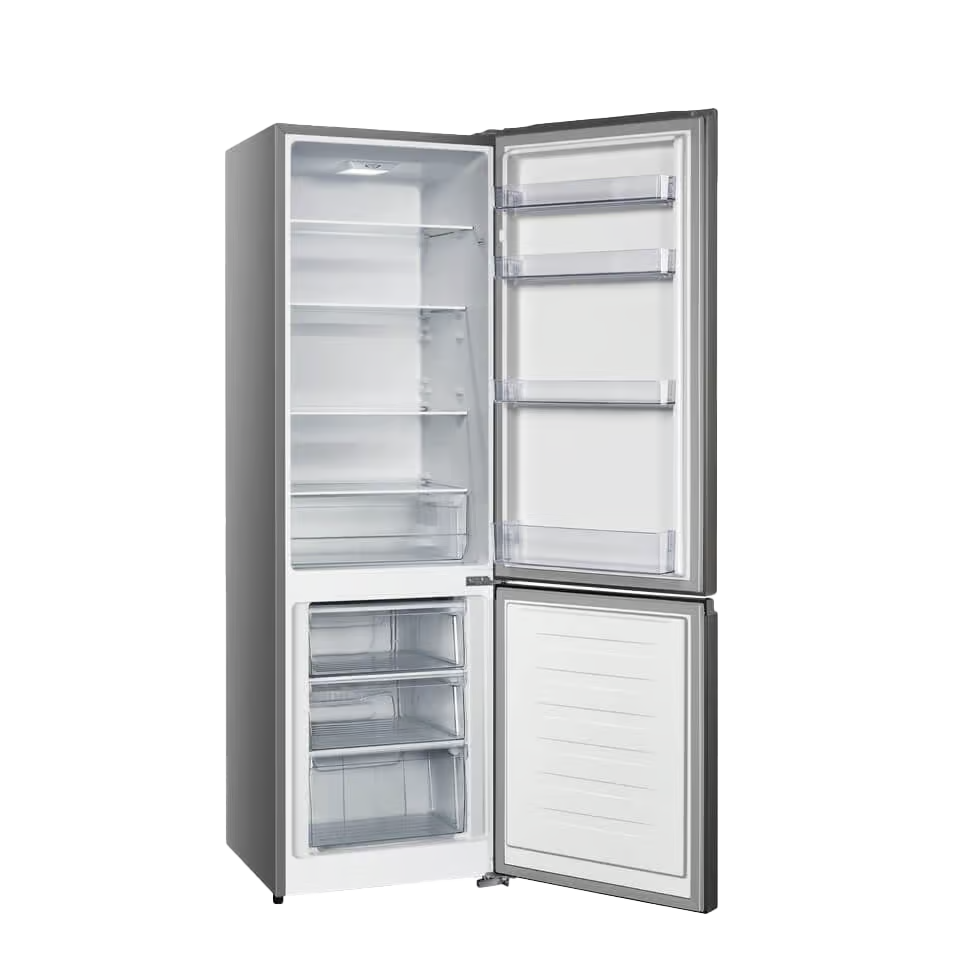 Hisense 223L Titanium Inox Combi Fridge | Reversible Door - Image 2