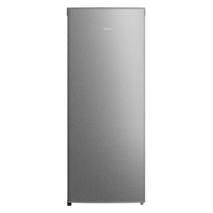 Midea 231L Upright refrigerator Stainless Steel