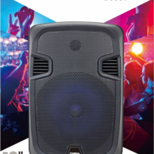 Omega X-AE12 12” Bluetooth Karaoke Speaker with Rechargeable Battery & LED Lights