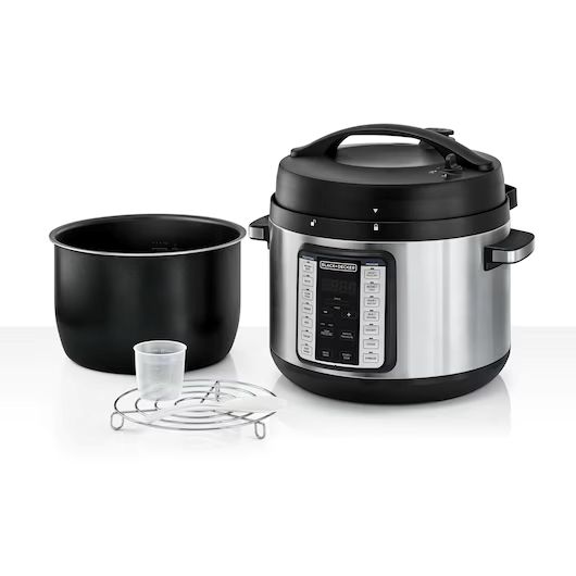 Black+Decker EZ Smart Steam Pot – 10L Electric Pressure Cooker - Image 2