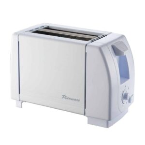 Pineware White 2-Slice Toaster – included in the Kettle & Toaster Bundle