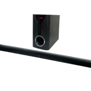 Omega 2.1 Soundbar – 60W with Wired Subwoofer, HDMI and Bluetooth