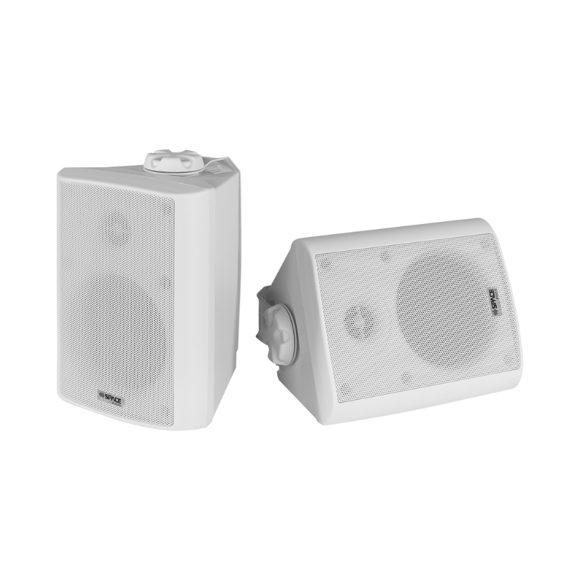 Indoor Outdoor PA Bundle | Space SPA-60 Amp, Speakers & 3 Free Mics - Image 2