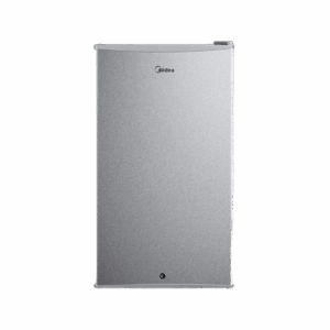 Midea 93L Single Door Bar Fridge -Silver -Lock