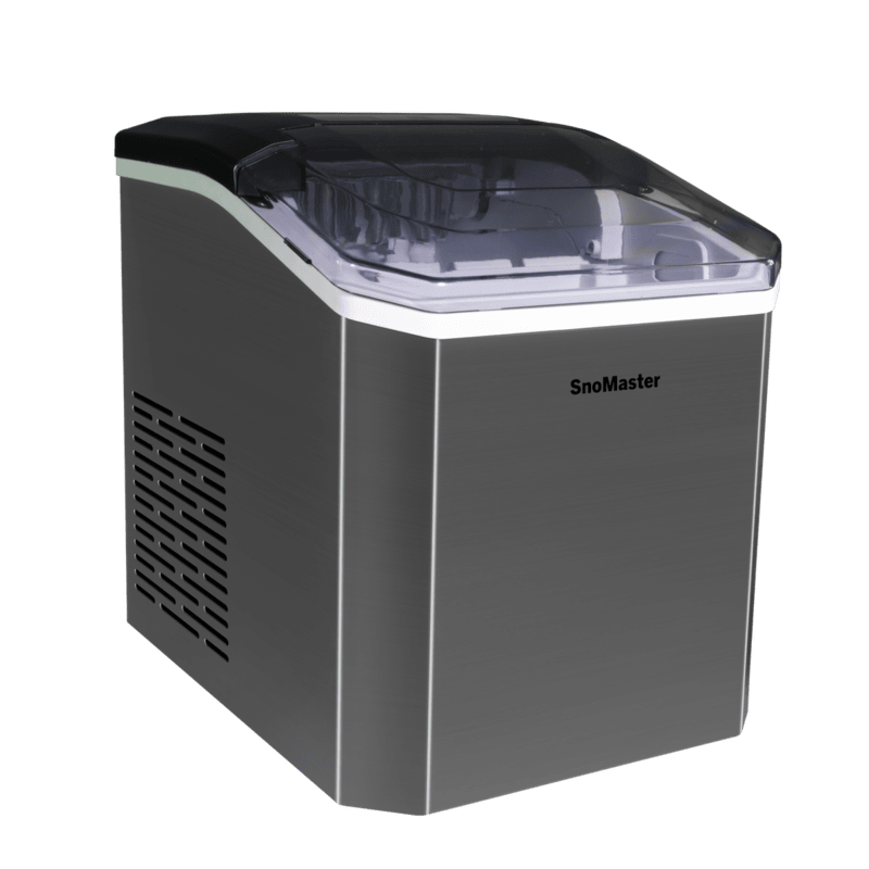 SnoMaster -12Kg/24Hr Counter-Top Bullet Type Ice-Maker -Stainless Steel