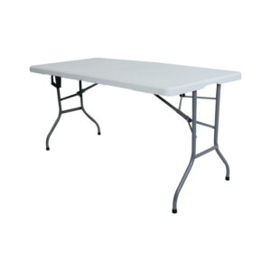 Totai 1.8M Plastic Foldable Table - White