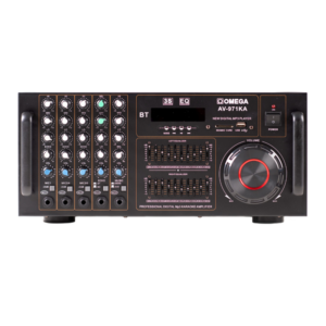 Omega AV-971KA Bluetooth Karaoke Amplifier with 5 Mic Inputs