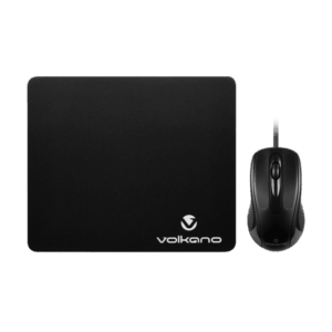 Volkano Slick Series Wired USB Mouse + Mousepad Combo |